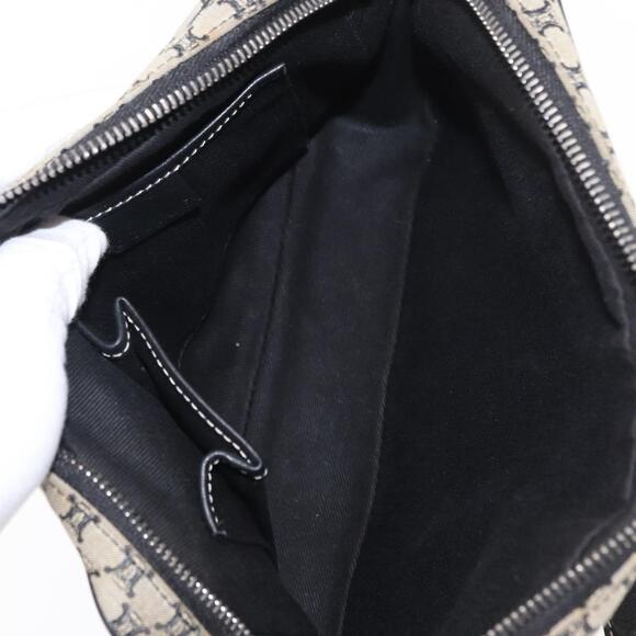 CELINE Macadam Canvas Shoulder Bag Gray Silver Auth ep11913 - Picture 11 of 16